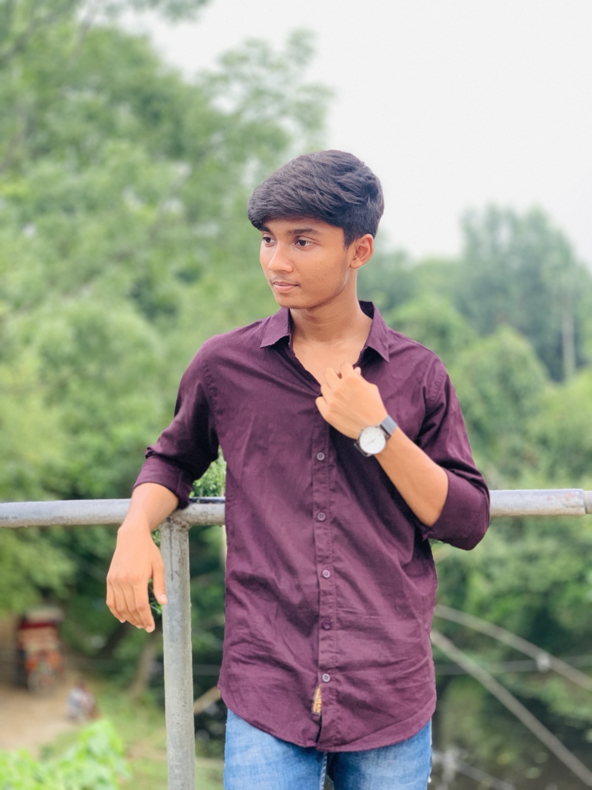 Tauhid Khan outdoors in a dark shirt